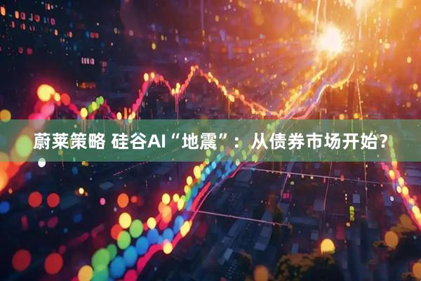 蔚莱策略 硅谷AI“地震”：从债券市场开始？